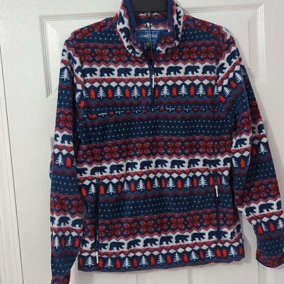 Chubbies The Bearly Wild Quarter-Zip Pullover. Men's Large. NWT - Picture 2 of 11